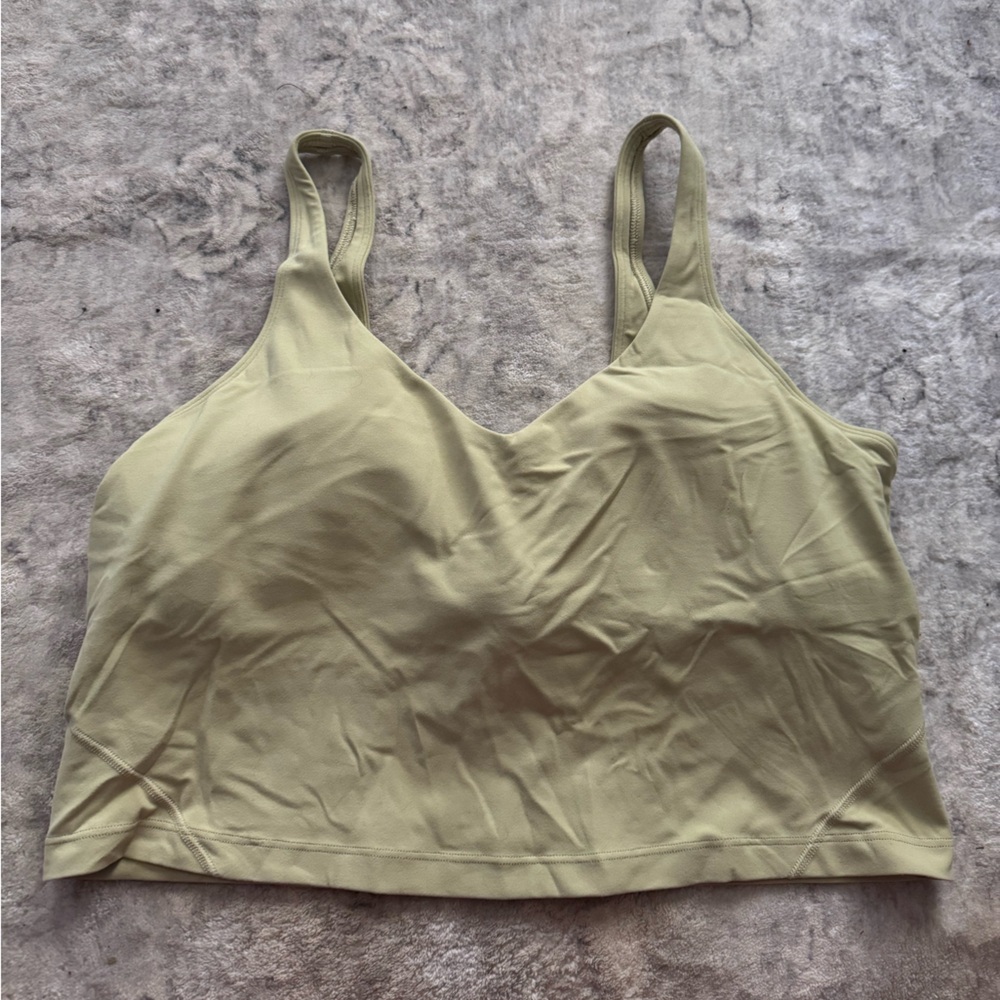 Lululemon Athletica Yellow Tank Top